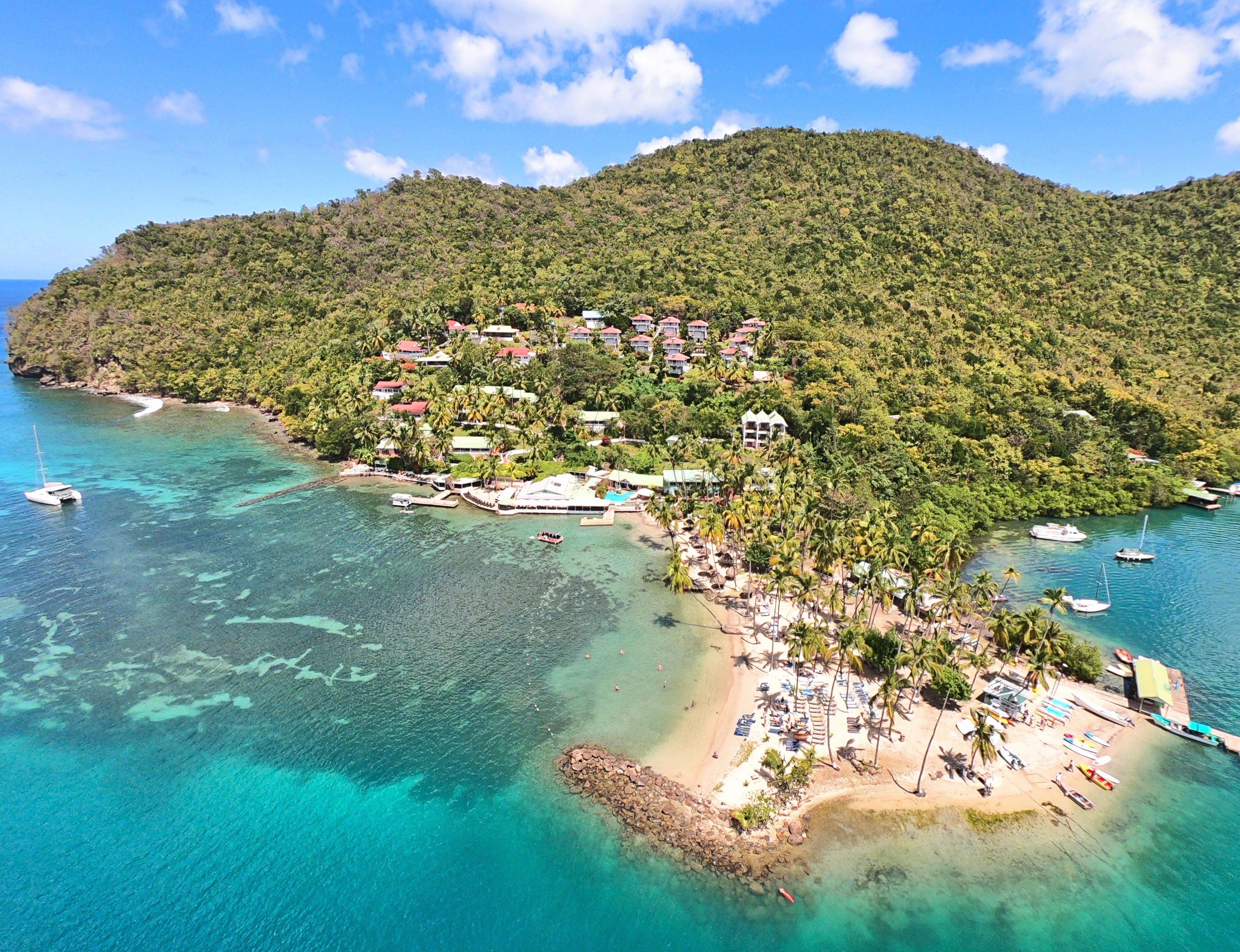 Marigot Beach Club & Dive Resort Bagian luar foto